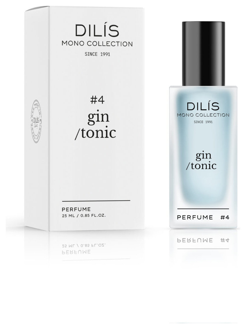 Духи Dilis Parfum Духи женские Mono Collection Gin Tonic (Объем 25 мл) - Белорусская косметика