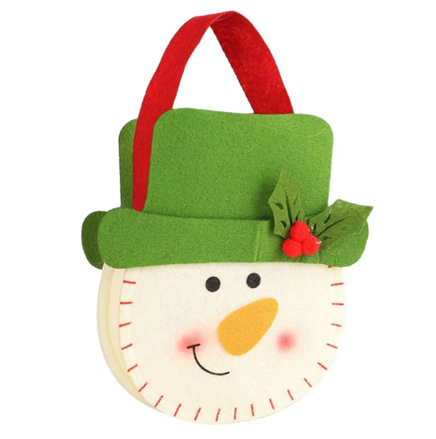 Новогодняя сумка шоппер для конфет 