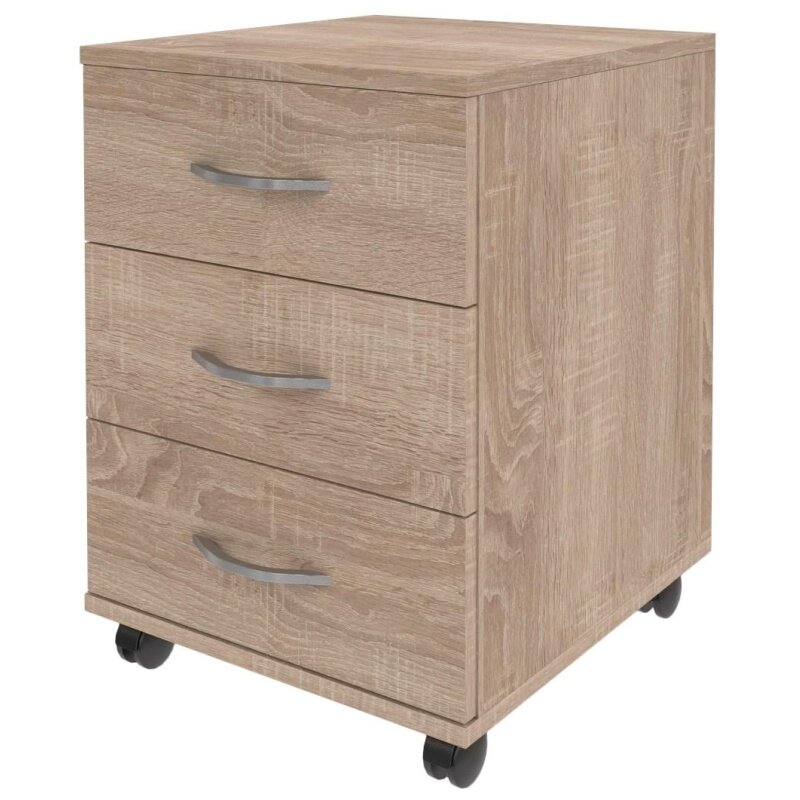 Тумба подкатная КНР модель SL Simple, цвет дуб сонома