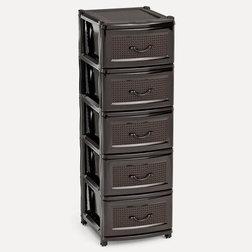 Изображение товара Комод пластиковый 'Эконом' 5 ящиков, 48х38х120см, цвета в ассортименте