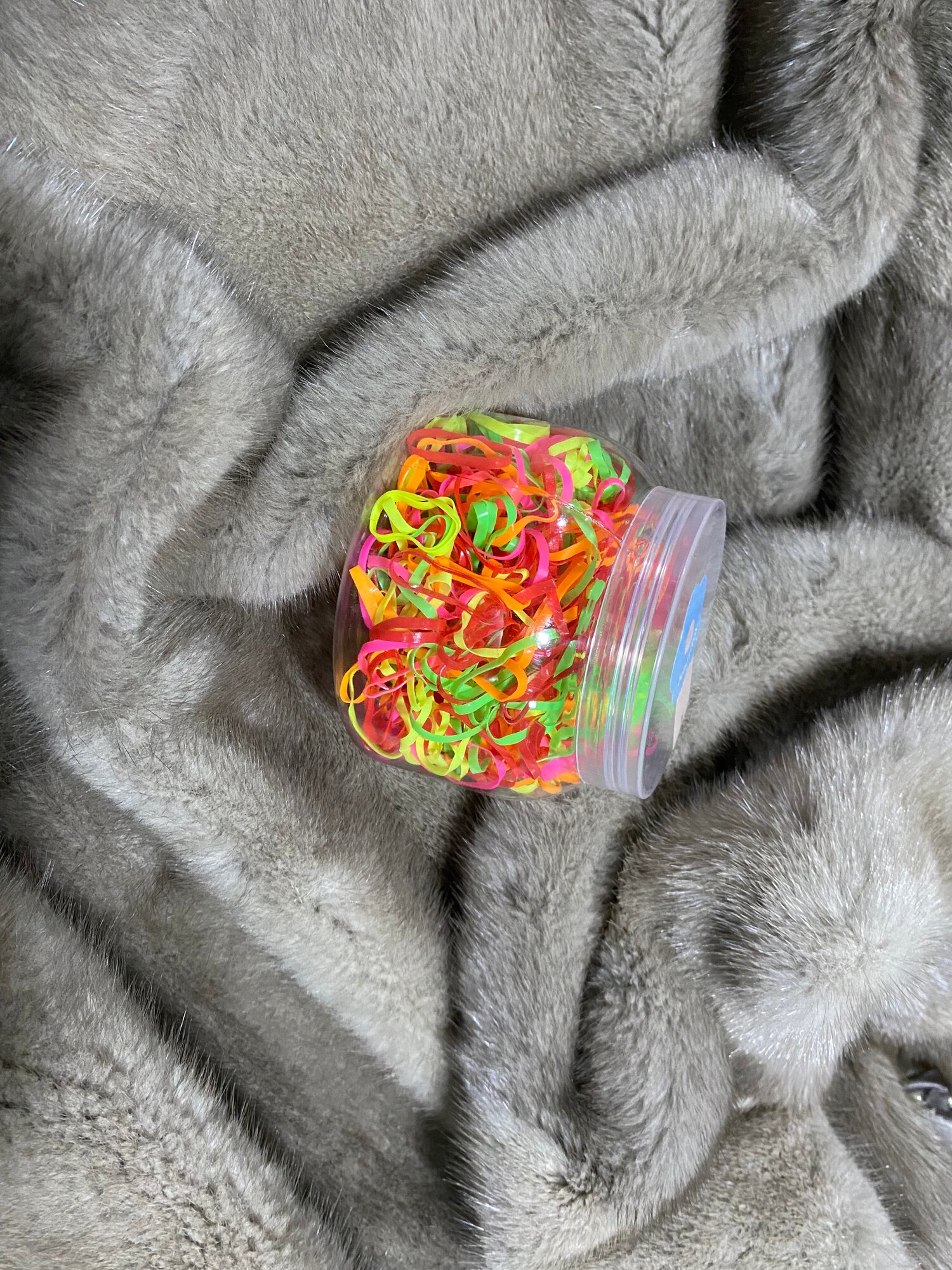 Резинки для волос, разноцветные, силиконовые, для девочек, в упаковке — фото 1