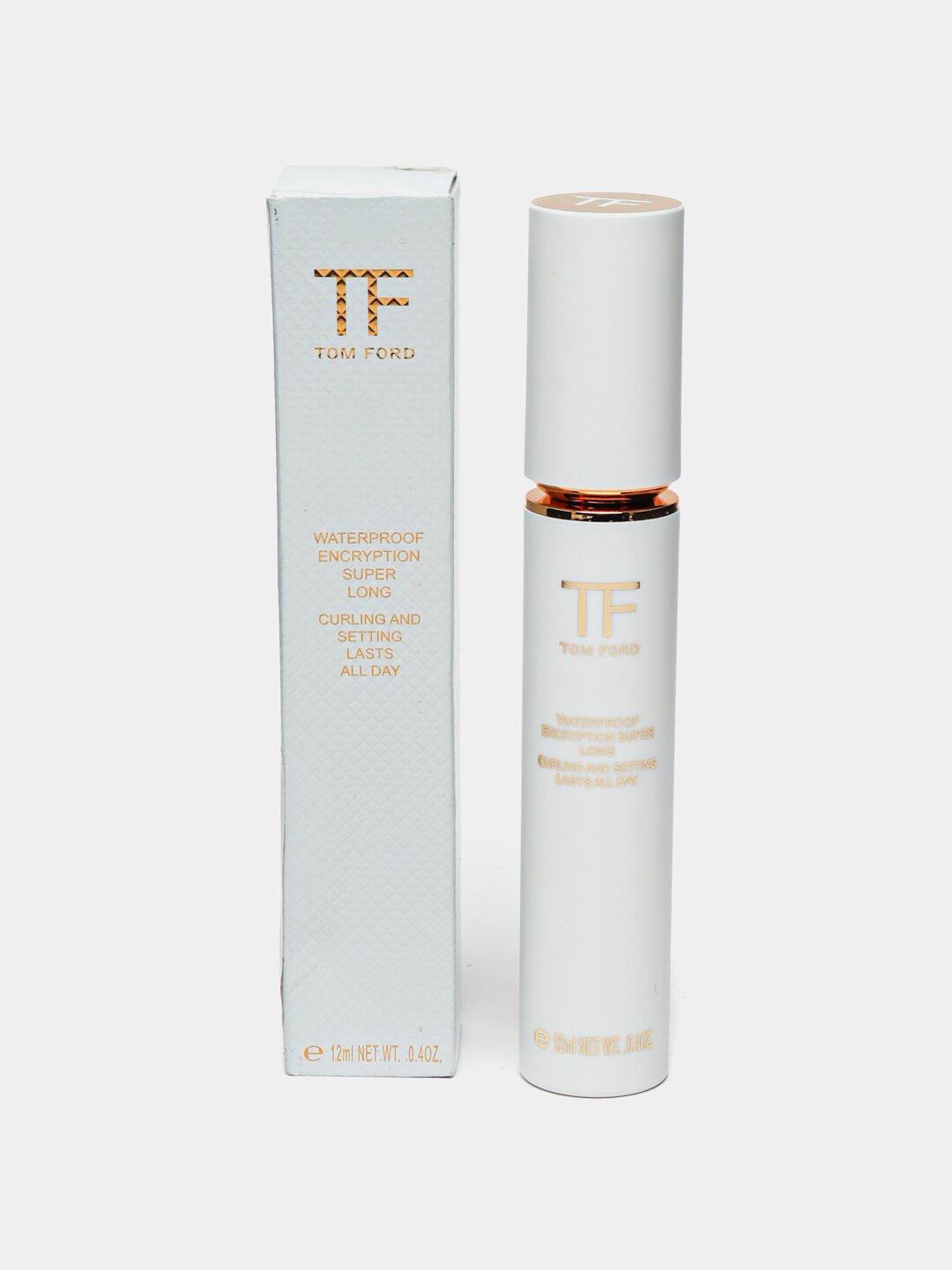 Водостойкая тушь для ресниц TF, удлиняющая и подкручивающая, с эффектом объема, 12 мл