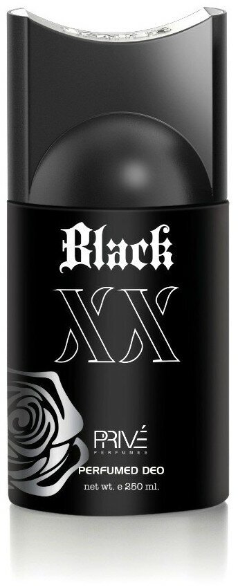 Дезодорант-спрей мужской Prive Black XX, 250мл