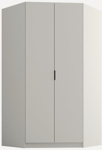 Изображение товара Угловой шкаф, для одежды Паула 2, Легкомаркет, 1100/1100х55/55х200, белье/платье/белье, цвет белый