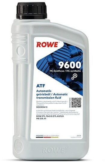 Масло трансмиссионное ROWE HIGHTEC ATF 9600, 1 л