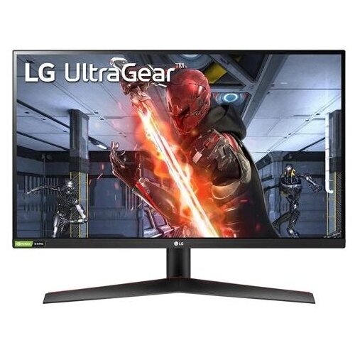 Монитор LG UltraGear 27GN60R-B черный монитор 27 lg ultragear 27gn60r b 1920х1080 144 гц ips черный 27gn60r b aruz