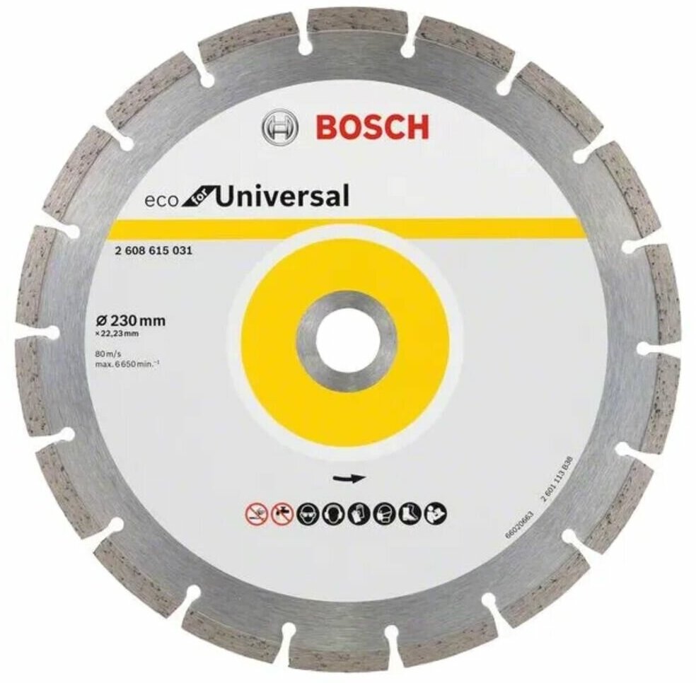 Алмазный диск Bosch Eco for Universal 230-22,23 2608615031