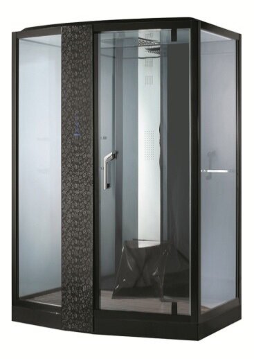 Душевая кабина ORANS OLS-SR89102S L, black 150х100