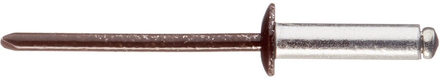 Заклепка вытяжная 40x16 мм алюминий/сталь коричневая RAL 8017 (100 шт.)