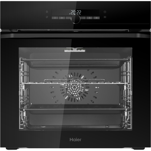 Электрический духовой шкаф Haier HOQ-F6CASGB, черный лицевая панель духового шкафа haier hoq p16an5gb fy001ae0700