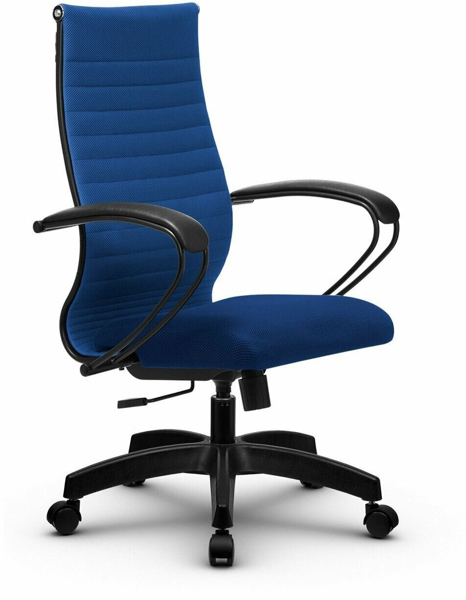 Кресло компьютерное МЕТТА-19(MPRU)/подл.130/осн.001 Синий/Синий