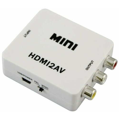 Конвертер HDMI2AV и аудио видео адаптер hdmi на 3rca premier 5 984 полный видео сигнал для тв или проектора