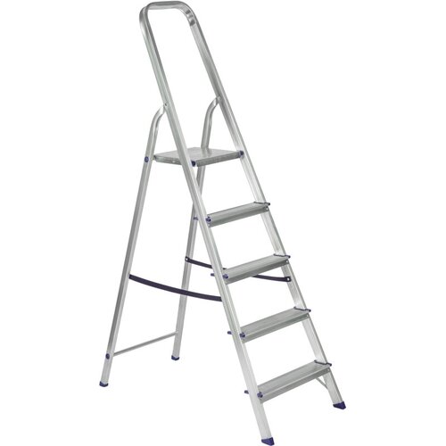 Стремянка алюминиевая 5 ступеней TOPFORT 5911₽