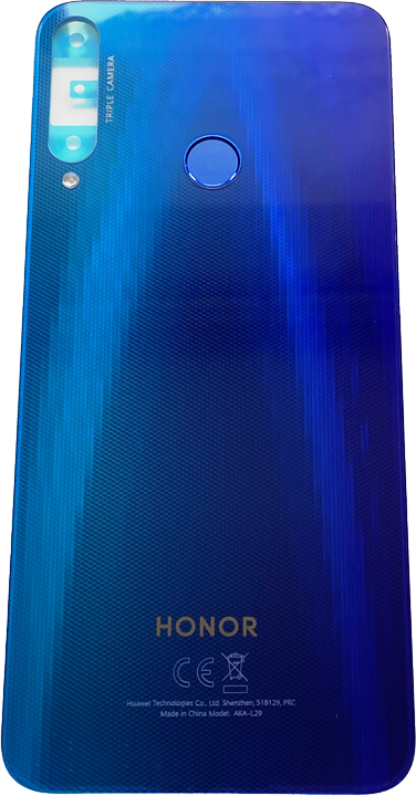 Задняя крышка в сборе со сканером отпечатков для Huawei Honor 9C (Original) (Цвет: Ярко-голубой (Aurora Blue))