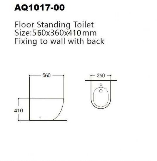 Биде Aquatek Европа AQ1017-00 Белое - фотография № 3