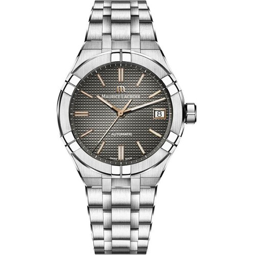 Наручные часы Maurice Lacroix, серебряный наручные часы maurice lacroix серебряный черный