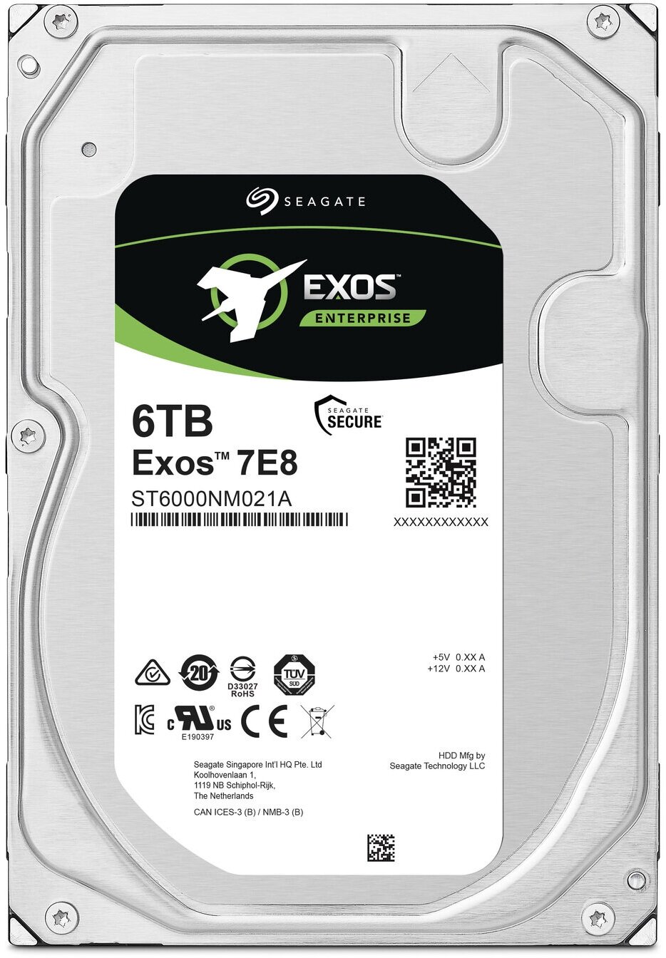 Жесткий диск Seagate Exos 7E8 6 ТБ ST6000NM021A