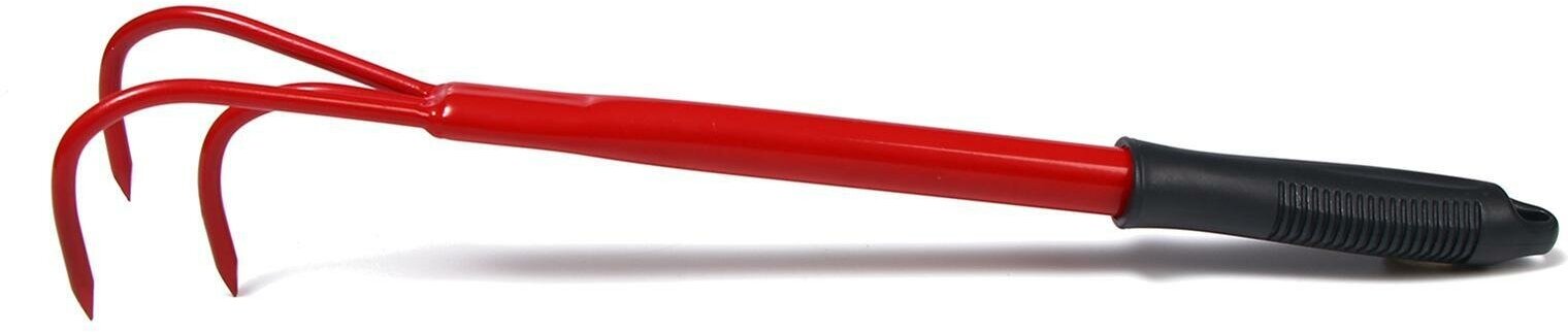Рыхлитель, длина 40 см, 3 зубца, пластиковая ручка, микс