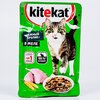 Фото #6 корм для кошек Kitekat кролик (кусочки в соусе)