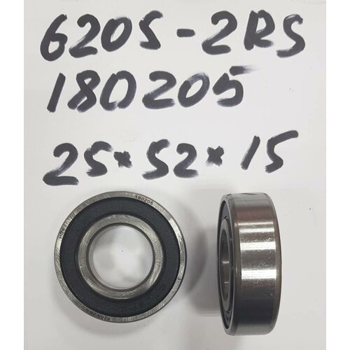 Подшипник 6205 2RS, 180205 размер 25х52х15
