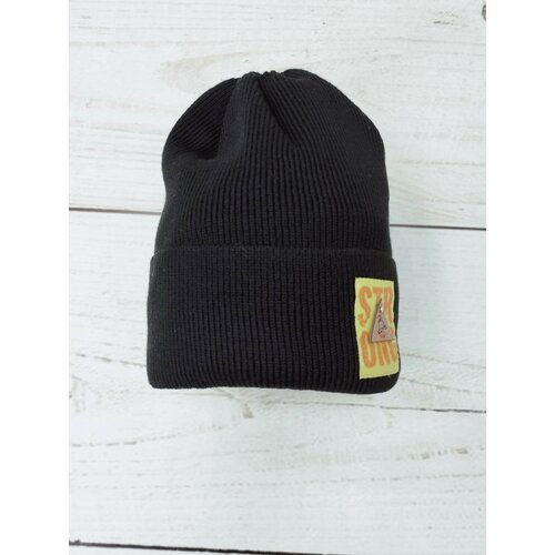 фото Шапка бини мой ангелок, размер 50-54, черный