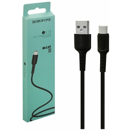 кабель usb type c bx16 1m borofone Кабель USB Type-C BX16 1M Borofone