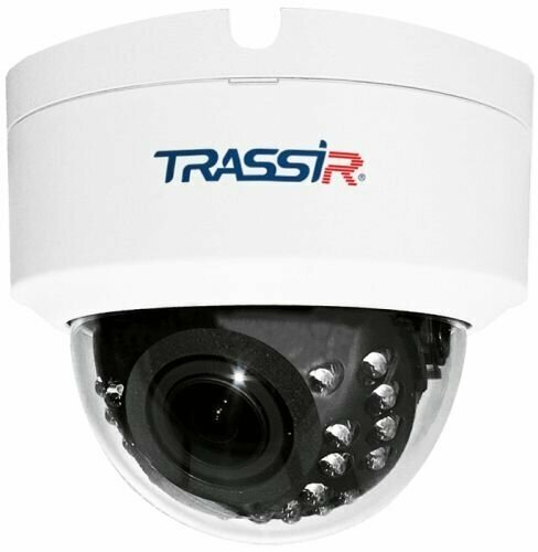 Видеокамера IP TRASSIR TR-D2D2 v2 2.7-13.5 внутренняя 2Мп с ИК-подсветкой режим "день/ночь" (механический ИК-фильтр) вариофокальный объектив 2.7-13.