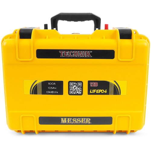 Аккумулятор LiFePo4 TM в защитном кейсе 12В 105Ач 100А с авторозеткой USB AC клеммами М8 XT60 4714100₽