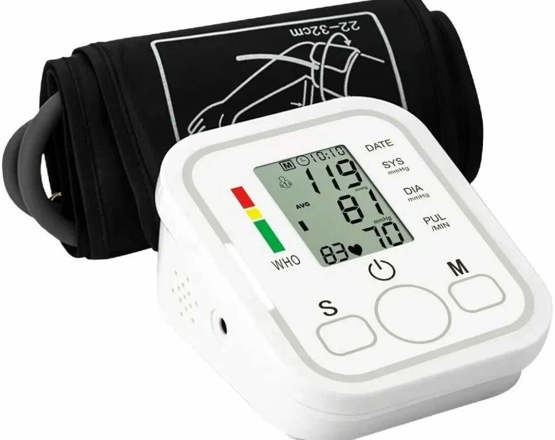 Тонометр автоматический с манжетой Аппарат для измерения артериального давления электронный Lemil