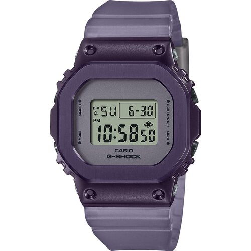 Наручные часы CASIO GM-S5600MF-6D, серый, фиолетовый