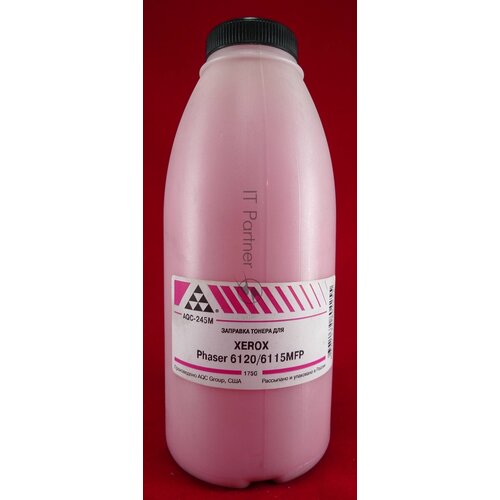 Тонер XEROX Phaser 6120/6115MFP Magenta (фл., 175г) AQC - фас.России