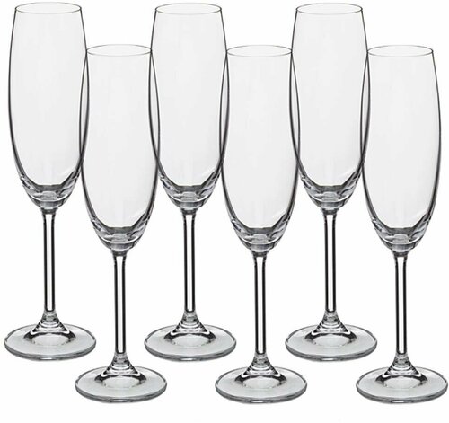 Набор бокалов для шампанского Colibri, 220 мл, 6 шт