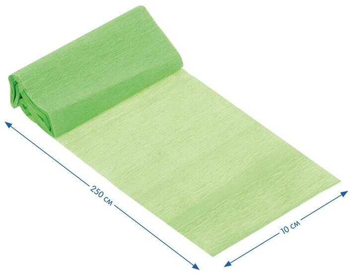 Цветная бумага крепированная Мульти-Пульти, 10x250 см, 14 л, 14 цв. 1 наборов в уп.
