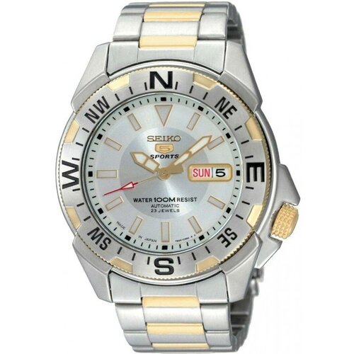 фото Наручные часы seiko, серебряный, мультиколор