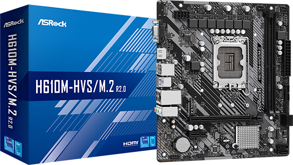 Материнская плата Asrock H610M-HVS/M.2 R2.0