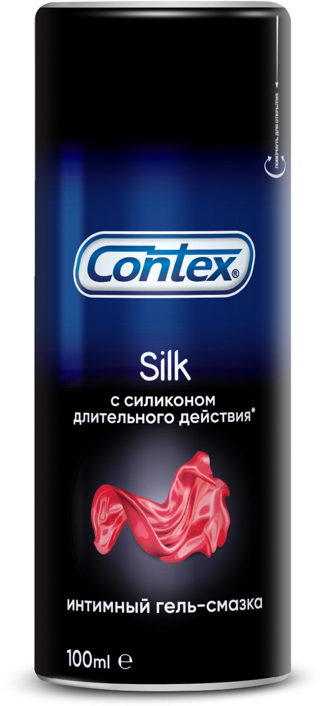 Контекс, силиконовая гель-смазка Silk, 100 мл