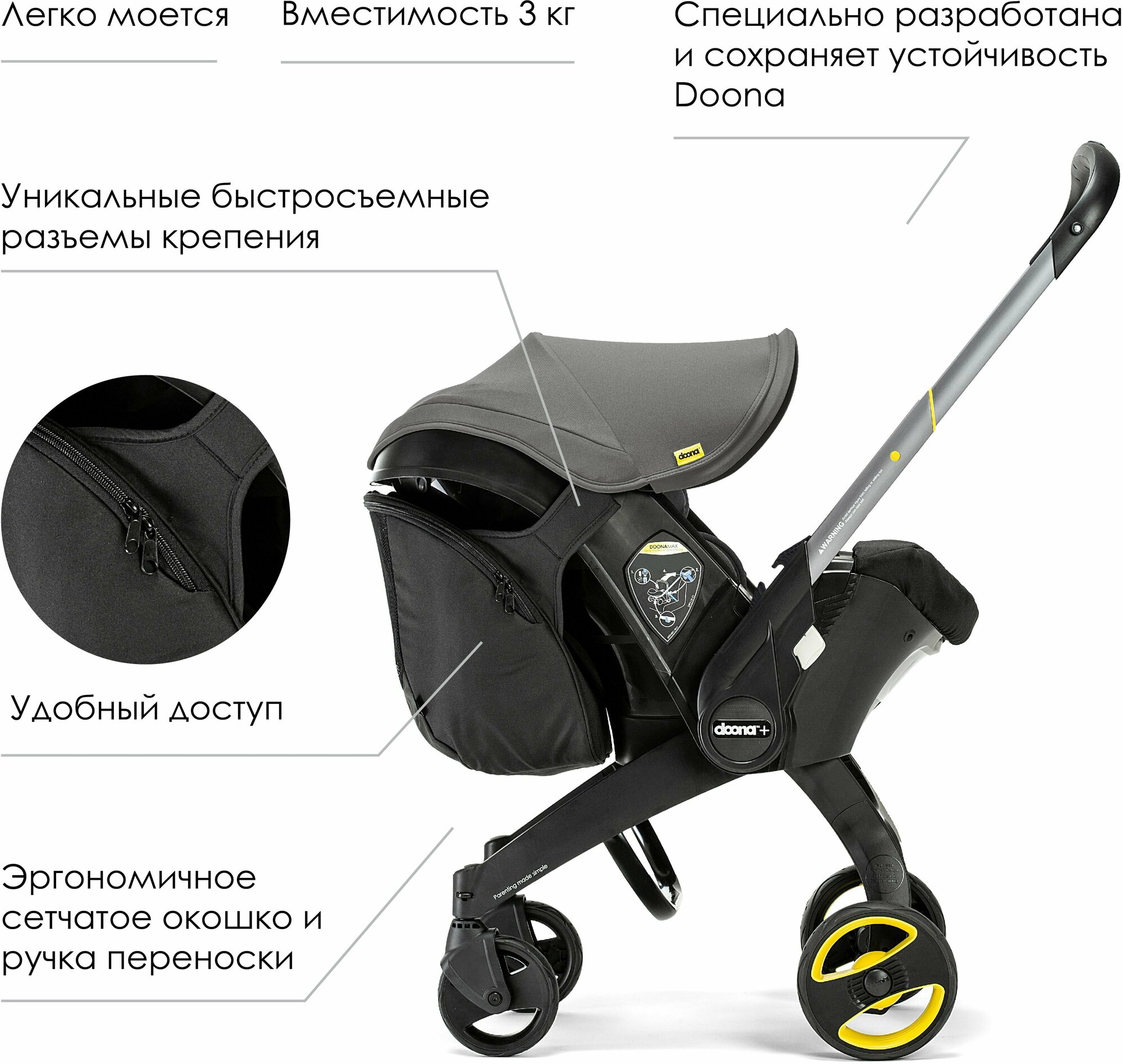 Пристяжной отсек для хранения SimpleParenting Doona