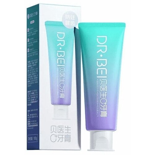 Зубная паста Xiaomi Dr.Bei Whitening Toothpaste 0+ (100gr) xiaomi зубная паста xiaomi dr bei toothpaste 0 освежающая мята 100 гр голубой