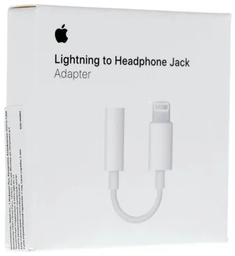 Переходник/адаптер Apple Lightning (M) - mini jack 35 (F)