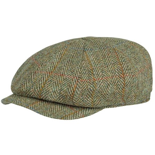 фото Кепка восьмиклинка hanna hats, подкладка, размер 59, коричневый