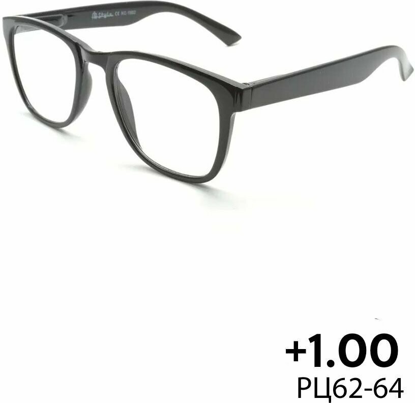 Очки для зрения +1.00 KC-1902 (пластик) черный