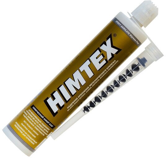 Химический анкер HIMTEX EASF-150 300 ml анкерного крепления металлического крепежа в тяжелом и легком бетоне кирпиче