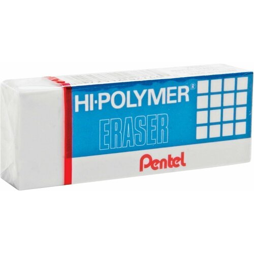 Ластик PENTEL HI-POLYMER ERASER 35х16х115 мм синтетический каучук ZEH-03 65₽