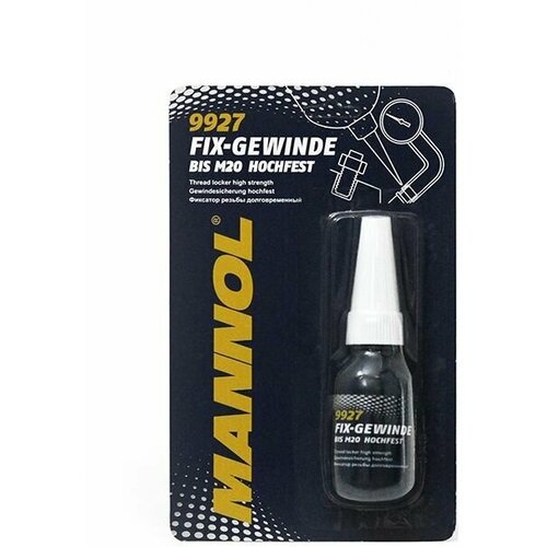 MANNOL Фиксатор резьбы долговременный 10мл12 9927 458₽