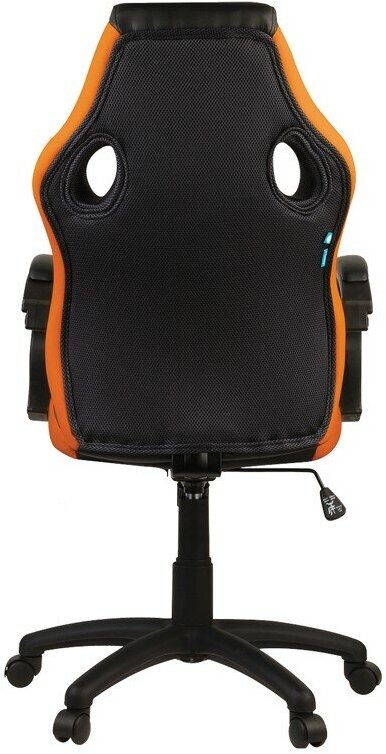 Компьютерное кресло Helmi HL-S07 Boost игровое, обивка: искусственная кожа/текстиль, цвет: черный/оранжевый - фотография № 10