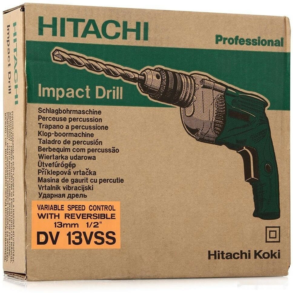 Дрель-шуруповерт ударная Hitachi - фото №15