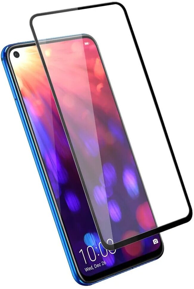 Защитное стекло 3D Tempered Glass для Huawei Honor 20 / Honor 20 Pro / Nova 5T полный клей ( черная рамка )