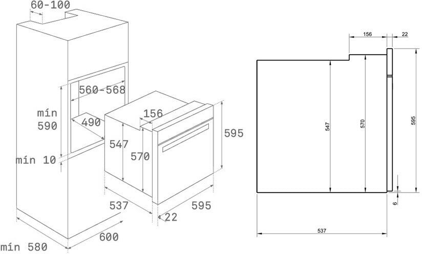 Электрический духовой шкаф TEKA HRB 6100 VNS SILVER, ваниль - фото №9