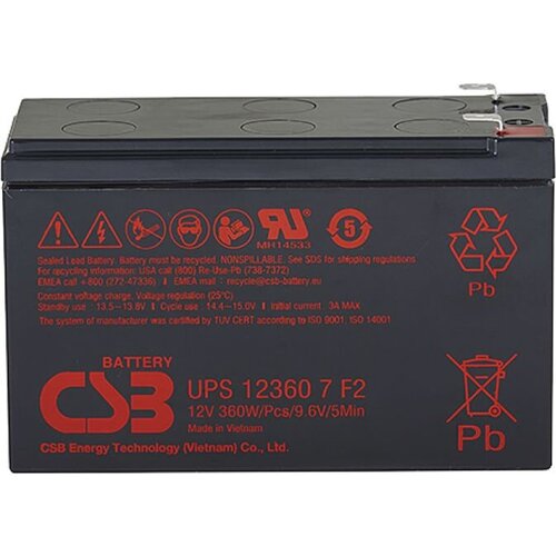 Батарея для ИБП CSB UPS 12360 7 12В 7.5Ач