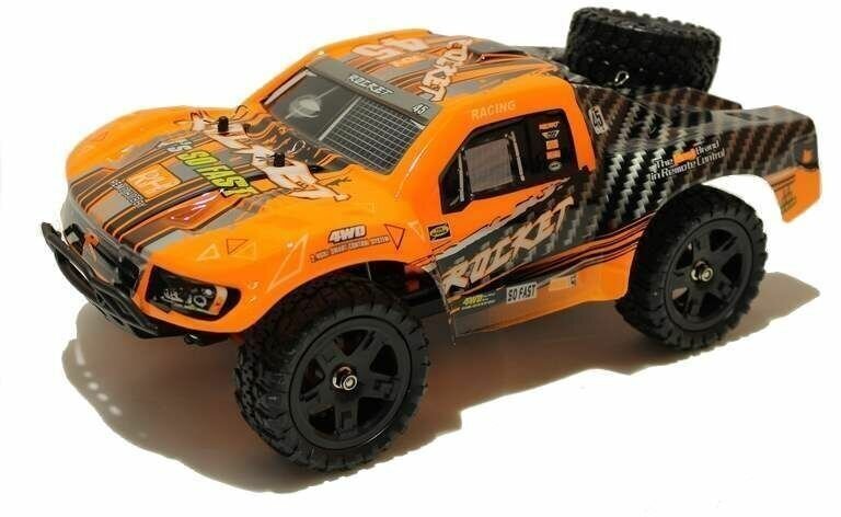 Радиоуправляемая машинка шорт-корс Remo Hobby Rocket UPGRADE 4WD 2.4G 1:16 RTR RH1621UPG-ORANGE